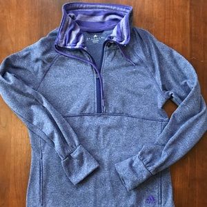 Adidas half zip pullover